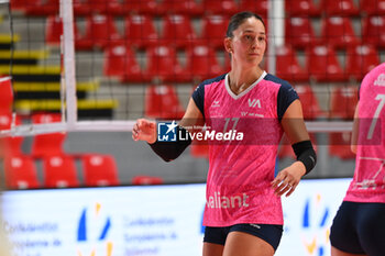 2024-09-19 - Laura Koutsogiannakis of Volleyball Academy in action during the day 2 of the CEV Volleyball Challenge Cup 2025 Women - Prequalification Round WEVZA CUP between Volley Academy Bulach vs Terville Florange OC at the Palazzetto dello Sport on September 19, 2024 in Rome, Italy. - WEVZA CUP WOMEN - VOLLEYBALL ACADEMY BULACH VS TERVILLE FLORANGE OC - INTERNATIONALS - VOLLEYBALL