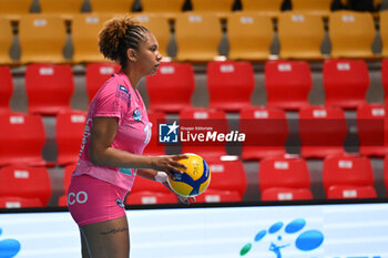 2024-09-19 - Renata Benedito of CV Kiele Socuellamos in action during the day 2 of the CEV Volleyball Challenge Cup 2025 Women - Prequalification Round WEVZA CUP between CV Kiele SOCUELLAMOS and CD Heidelberg LAS PALMAS at the Palazzetto dello Sport on September 19, 2024 in Rome, Italy. - WEVZA CUP WOMEN - CV KIELE SOCUELLAMOS VS CD HEIDELBERG WOLSWAGEN LAS PALMAS - INTERNATIONALS - VOLLEYBALL