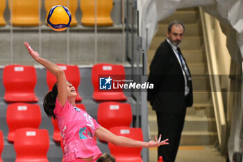 2024-09-19 - Amelia Portero of CV Kiele Socuellamos in action during the day 2 of the CEV Volleyball Challenge Cup 2025 Women - Prequalification Round WEVZA CUP between CV Kiele SOCUELLAMOS and CD Heidelberg LAS PALMAS at the Palazzetto dello Sport on September 19, 2024 in Rome, Italy. - WEVZA CUP WOMEN - CV KIELE SOCUELLAMOS VS CD HEIDELBERG WOLSWAGEN LAS PALMAS - INTERNATIONALS - VOLLEYBALL