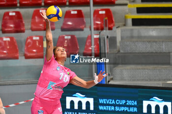 2024-09-19 - Renata Benedito of CV Kiele Socuellamos in action during the day 2 of the CEV Volleyball Challenge Cup 2025 Women - Prequalification Round WEVZA CUP between CV Kiele SOCUELLAMOS and CD Heidelberg LAS PALMAS at the Palazzetto dello Sport on September 19, 2024 in Rome, Italy. - WEVZA CUP WOMEN - CV KIELE SOCUELLAMOS VS CD HEIDELBERG WOLSWAGEN LAS PALMAS - INTERNATIONALS - VOLLEYBALL