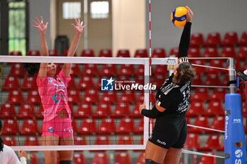 2024-09-19 - Camila Hiruela Tapia of CD Heidelberg Volkswagenin action during the day 2 of the CEV Volleyball Challenge Cup 2025 Women - Prequalification Round WEVZA CUP between CV Kiele SOCUELLAMOS and CD Heidelberg LAS PALMAS at the Palazzetto dello Sport on September 19, 2024 in Rome, Italy. - WEVZA CUP WOMEN - CV KIELE SOCUELLAMOS VS CD HEIDELBERG WOLSWAGEN LAS PALMAS - INTERNATIONALS - VOLLEYBALL