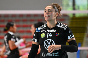 2024-09-19 - Camila Hiruela Tapia of CD Heidelberg Volkswagenin action during the day 2 of the CEV Volleyball Challenge Cup 2025 Women - Prequalification Round WEVZA CUP between CV Kiele SOCUELLAMOS and CD Heidelberg LAS PALMAS at the Palazzetto dello Sport on September 19, 2024 in Rome, Italy. - WEVZA CUP WOMEN - CV KIELE SOCUELLAMOS VS CD HEIDELBERG WOLSWAGEN LAS PALMAS - INTERNATIONALS - VOLLEYBALL