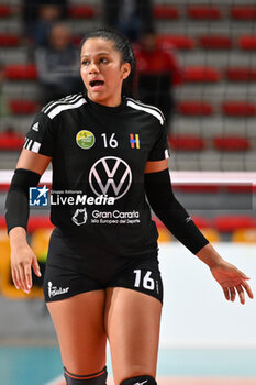 2024-09-19 - Gisel Medina Chacoa of CD Heidelberg in action during the day 2 of the CEV Volleyball Challenge Cup 2025 Women - Prequalification Round WEVZA CUP between CV Kiele SOCUELLAMOS and CD Heidelberg LAS PALMAS at the Palazzetto dello Sport on September 19, 2024 in Rome, Italy. - WEVZA CUP WOMEN - CV KIELE SOCUELLAMOS VS CD HEIDELBERG WOLSWAGEN LAS PALMAS - INTERNATIONALS - VOLLEYBALL