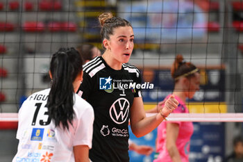 2024-09-19 - Lola Hernandez Van Den Bosch of CD Heidelberg Volkswagen in action during the day 2 of the CEV Volleyball Challenge Cup 2025 Women - Prequalification Round WEVZA CUP between CV Kiele SOCUELLAMOS and CD Heidelberg LAS PALMAS at the Palazzetto dello Sport on September 19, 2024 in Rome, Italy. - WEVZA CUP WOMEN - CV KIELE SOCUELLAMOS VS CD HEIDELBERG WOLSWAGEN LAS PALMAS - INTERNATIONALS - VOLLEYBALL