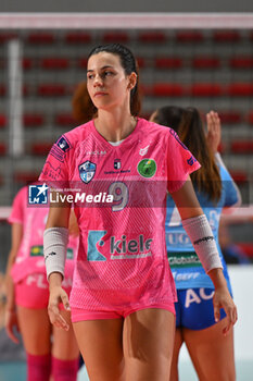 2024-09-19 - Denia Bravo of CV Kiele Socuellamos in action during the day 2 of the CEV Volleyball Challenge Cup 2025 Women - Prequalification Round WEVZA CUP between CV Kiele SOCUELLAMOS and CD Heidelberg LAS PALMAS at the Palazzetto dello Sport on September 19, 2024 in Rome, Italy. - WEVZA CUP WOMEN - CV KIELE SOCUELLAMOS VS CD HEIDELBERG WOLSWAGEN LAS PALMAS - INTERNATIONALS - VOLLEYBALL