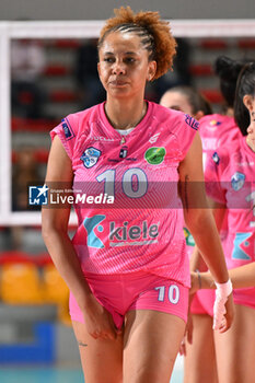 2024-09-19 - Renata Benedito of CV Kiele Socuellamos in action during the day 2 of the CEV Volleyball Challenge Cup 2025 Women - Prequalification Round WEVZA CUP between CV Kiele SOCUELLAMOS and CD Heidelberg LAS PALMAS at the Palazzetto dello Sport on September 19, 2024 in Rome, Italy. - WEVZA CUP WOMEN - CV KIELE SOCUELLAMOS VS CD HEIDELBERG WOLSWAGEN LAS PALMAS - INTERNATIONALS - VOLLEYBALL