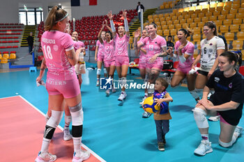 2024-09-20 - Karin Sunderlikova of Beziers Volley during the day 3 of the CEV Volleyball Challenge Cup 2025 Women - Prequalification Round WEVZA CUP between Bezier VB vs CV Kiele Socuellamos at the Palazzetto dello Sport on September 20, 2024 in Rome, Italy. - WEVZA CUP WOMEN - BEZIERS ANGELS VS CV KIELE SOCUELLAMOS - INTERNATIONALS - VOLLEYBALL