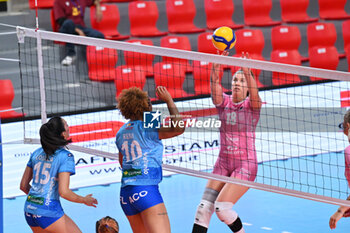 2024-09-20 - Karin Sunderlikova of Beziers Volley during the day 3 of the CEV Volleyball Challenge Cup 2025 Women - Prequalification Round WEVZA CUP between Bezier VB vs CV Kiele Socuellamos at the Palazzetto dello Sport on September 20, 2024 in Rome, Italy. - WEVZA CUP WOMEN - BEZIERS ANGELS VS CV KIELE SOCUELLAMOS - INTERNATIONALS - VOLLEYBALL