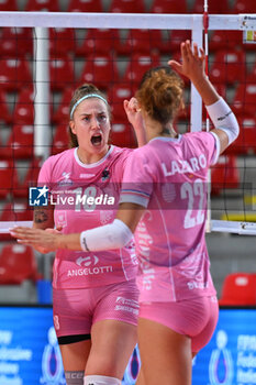 2024-09-20 - Karin Sunderlikova of Beziers Volley in action during the day 3 of the CEV Volleyball Challenge Cup 2025 Women - Prequalification Round WEVZA CUP between Bezier VB vs CV Kiele Socuellamos at the Palazzetto dello Sport on September 20, 2024 in Rome, Italy. - WEVZA CUP WOMEN - BEZIERS ANGELS VS CV KIELE SOCUELLAMOS - INTERNATIONALS - VOLLEYBALL