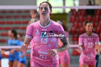 2024-09-20 - Marissa Stockman of Beziers Volley in action during the day 3 of the CEV Volleyball Challenge Cup 2025 Women - Prequalification Round WEVZA CUP between Bezier VB vs CV Kiele Socuellamos at the Palazzetto dello Sport on September 20, 2024 in Rome, Italy. - WEVZA CUP WOMEN - BEZIERS ANGELS VS CV KIELE SOCUELLAMOS - INTERNATIONALS - VOLLEYBALL