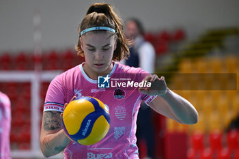 2024-09-20 - Karin Sunderlikova of Beziers Volley in action during the day 3 of the CEV Volleyball Challenge Cup 2025 Women - Prequalification Round WEVZA CUP between Bezier VB vs CV Kiele Socuellamos at the Palazzetto dello Sport on September 20, 2024 in Rome, Italy. - WEVZA CUP WOMEN - BEZIERS ANGELS VS CV KIELE SOCUELLAMOS - INTERNATIONALS - VOLLEYBALL