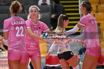 2024-09-20 - Paulina Majkowska of Beziers Volley in action during the day 3 of the CEV Volleyball Challenge Cup 2025 Women - Prequalification Round WEVZA CUP between Bezier VB vs CV Kiele Socuellamos at the Palazzetto dello Sport on September 20, 2024 in Rome, Italy. - WEVZA CUP WOMEN - BEZIERS ANGELS VS CV KIELE SOCUELLAMOS - INTERNATIONALS - VOLLEYBALL