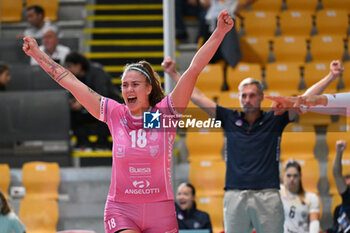 2024-09-20 - Karin Sunderlikova of Beziers Volley in action during the day 3 of the CEV Volleyball Challenge Cup 2025 Women - Prequalification Round WEVZA CUP between Bezier VB vs CV Kiele Socuellamos at the Palazzetto dello Sport on September 20, 2024 in Rome, Italy. - WEVZA CUP WOMEN - BEZIERS ANGELS VS CV KIELE SOCUELLAMOS - INTERNATIONALS - VOLLEYBALL