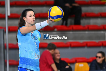 2024-09-20 - Denia Bravo of CV Kiele Socuellamos in action during the day 3 of the CEV Volleyball Challenge Cup 2025 Women - Prequalification Round WEVZA CUP between Bezier VB vs CV Kiele Socuellamos at the Palazzetto dello Sport on September 20, 2024 in Rome, Italy. - WEVZA CUP WOMEN - BEZIERS ANGELS VS CV KIELE SOCUELLAMOS - INTERNATIONALS - VOLLEYBALL