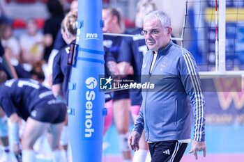 21/09/2024 - head coach Giuseppe Cuccarini (Roma Volley) - WEVZA CUP WOMEN - ROMA VOLLEY VS BEZIER VB - INTERNAZIONALI - VOLLEY