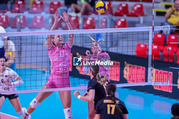 21/09/2024 - Paulina Majkowska (Beziers VB)and Ciara Debell (Beziers VB) - WEVZA CUP WOMEN - ROMA VOLLEY VS BEZIER VB - INTERNAZIONALI - VOLLEY