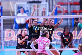 21/09/2024 - Sladina Mirkovic (Roma Volley) and Marie Schoelzel (Roma Volley) - WEVZA CUP WOMEN - ROMA VOLLEY VS BEZIER VB - INTERNAZIONALI - VOLLEY