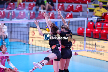 21/09/2024 - Marie Schoelzel (Roma Volley) and Gabriele Orvosova (Roma Volley) - WEVZA CUP WOMEN - ROMA VOLLEY VS BEZIER VB - INTERNAZIONALI - VOLLEY