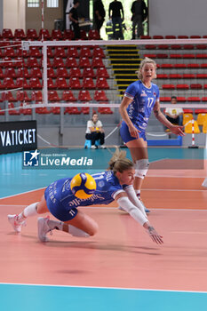 2024-09-18 - Ciara Debell of Beziers Volley during the Volleyball WEVZA CUP Women between Bezier VB and Heidelberg Volkswagen on 18 sept 2024 at the Palazzetto dello Sport in Rome. - VOLLEYBALL WEVZA CUP WOMEN - INTERNATIONALS - VOLLEYBALL