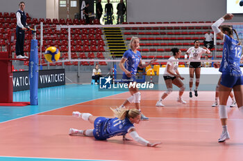 2024-09-18 - Ciara Debell of Beziers Volley during the Volleyball WEVZA CUP Women between Bezier VB and Heidelberg Volkswagen on 18 sept 2024 at the Palazzetto dello Sport in Rome. - VOLLEYBALL WEVZA CUP WOMEN - INTERNATIONALS - VOLLEYBALL