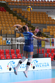 2024-09-18 - Karin Sunderlikova of Beziers Volley during the Volleyball WEVZA CUP Women between Bezier VB and Heidelberg Volkswagen on 18 sept 2024 at the Palazzetto dello Sport in Rome. - VOLLEYBALL WEVZA CUP WOMEN - INTERNATIONALS - VOLLEYBALL