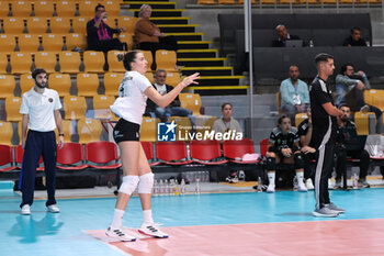 2024-09-18 - Lola Hernandez Van Den Bosch of CD Heidelberg Volkswagen during the Volleyball WEVZA CUP Women between Bezier VB and Heidelberg Volkswagen on 18 sept 2024 at the Palazzetto dello Sport in Rome. - VOLLEYBALL WEVZA CUP WOMEN - INTERNATIONALS - VOLLEYBALL