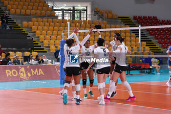 2024-09-18 - CD Heidelberg Volkswagen during the Volleyball WEVZA CUP Women between Bezier VB and Heidelberg Volkswagen on 18 sept 2024 at the Palazzetto dello Sport in Rome. - VOLLEYBALL WEVZA CUP WOMEN - INTERNATIONALS - VOLLEYBALL