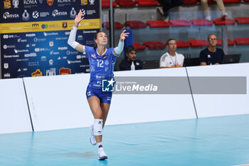 2024-09-18 - Emily Holterhaus of Beziers Volley during the Volleyball WEVZA CUP Women between Bezier VB and Heidelberg Volkswagen on 18 sept 2024 at the Palazzetto dello Sport in Rome. - VOLLEYBALL WEVZA CUP WOMEN - INTERNATIONALS - VOLLEYBALL