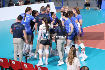 2024-09-18 - Beziers Volley during the Volleyball WEVZA CUP Women between Bezier VB and Heidelberg Volkswagen on 18 sept 2024 at the Palazzetto dello Sport in Rome. - VOLLEYBALL WEVZA CUP WOMEN - INTERNATIONALS - VOLLEYBALL