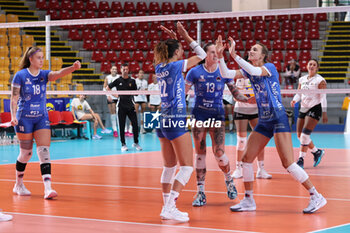 2024-09-18 - Beziers Volley during the Volleyball WEVZA CUP Women between Bezier VB and Heidelberg Volkswagen on 18 sept 2024 at the Palazzetto dello Sport in Rome. - VOLLEYBALL WEVZA CUP WOMEN - INTERNATIONALS - VOLLEYBALL