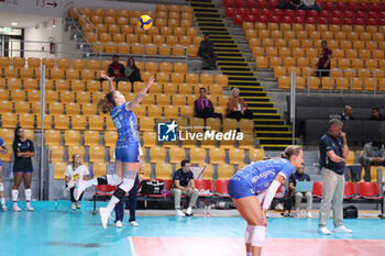 2024-09-18 - Karin Sunderlikova of Beziers Volley during the Volleyball WEVZA CUP Women between Bezier VB and Heidelberg Volkswagen on 18 sept 2024 at the Palazzetto dello Sport in Rome. - VOLLEYBALL WEVZA CUP WOMEN - INTERNATIONALS - VOLLEYBALL