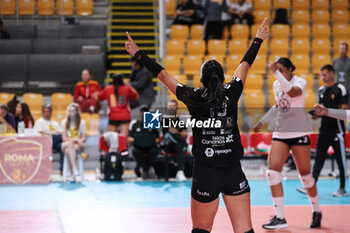 2024-09-18 - Claudia Hernandez Figueroa of CD Heidelberg Volkswagen during the Volleyball WEVZA CUP Women between Bezier VB and Heidelberg Volkswagen on 18 sept 2024 at the Palazzetto dello Sport in Rome. - VOLLEYBALL WEVZA CUP WOMEN - INTERNATIONALS - VOLLEYBALL