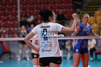 2024-09-18 - Patricia Aranda Munoz of CD Heidelberg Volkswagen during the Volleyball WEVZA CUP Women between Bezier VB and Heidelberg Volkswagen on 18 sept 2024 at the Palazzetto dello Sport in Rome. - VOLLEYBALL WEVZA CUP WOMEN - INTERNATIONALS - VOLLEYBALL