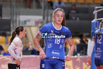 2024-09-18 - Karin Sunderlikova of Beziers Volley during the Volleyball WEVZA CUP Women between Bezier VB and Heidelberg Volkswagen on 18 sept 2024 at the Palazzetto dello Sport in Rome. - VOLLEYBALL WEVZA CUP WOMEN - INTERNATIONALS - VOLLEYBALL