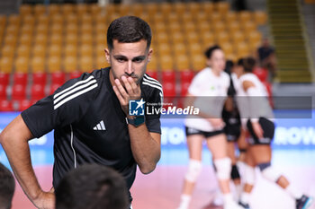 2024-09-18 - Santiago Guerra Martin of CD Heidelberg Volkswagen during the Volleyball WEVZA CUP Women between Bezier VB and Heidelberg Volkswagen on 18 sept 2024 at the Palazzetto dello Sport in Rome. - VOLLEYBALL WEVZA CUP WOMEN - INTERNATIONALS - VOLLEYBALL