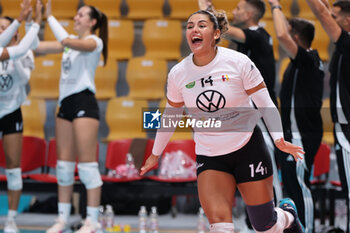 2024-09-18 - Camila Hiruela Tapia of CD Heidelberg Volkswagen during the Volleyball WEVZA CUP Women between Bezier VB and Heidelberg Volkswagen on 18 sept 2024 at the Palazzetto dello Sport in Rome. - VOLLEYBALL WEVZA CUP WOMEN - INTERNATIONALS - VOLLEYBALL