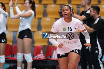 2024-09-18 - Gisel Medina Chacoa of CD Heidelberg during the Volleyball WEVZA CUP Women between Bezier VB and Heidelberg Volkswagen on 18 sept 2024 at the Palazzetto dello Sport in Rome. - VOLLEYBALL WEVZA CUP WOMEN - INTERNATIONALS - VOLLEYBALL