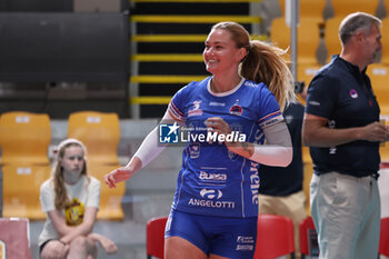 2024-09-18 - Ciara Debell of Beziers Volley during the Volleyball WEVZA CUP Women between Bezier VB and Heidelberg Volkswagen on 18 sept 2024 at the Palazzetto dello Sport in Rome. - VOLLEYBALL WEVZA CUP WOMEN - INTERNATIONALS - VOLLEYBALL