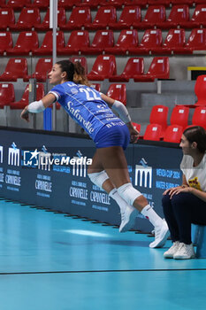 2024-09-18 - Raquel Lazaro of Beziers Volley during the Volleyball WEVZA CUP Women between Bezier VB and Heidelberg Volkswagen on 18 sept 2024 at the Palazzetto dello Sport in Rome. - VOLLEYBALL WEVZA CUP WOMEN - INTERNATIONALS - VOLLEYBALL