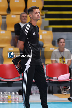 2024-09-18 - Santiago Guerra Martin of CD Heidelberg Volkswagen during the Volleyball WEVZA CUP Women between Bezier VB and Heidelberg Volkswagen on 18 sept 2024 at the Palazzetto dello Sport in Rome. - VOLLEYBALL WEVZA CUP WOMEN - INTERNATIONALS - VOLLEYBALL