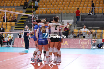 2024-09-18 - Beziers Volley during the Volleyball WEVZA CUP Women between Bezier VB and Heidelberg Volkswagen on 18 sept 2024 at the Palazzetto dello Sport in Rome. - VOLLEYBALL WEVZA CUP WOMEN - INTERNATIONALS - VOLLEYBALL