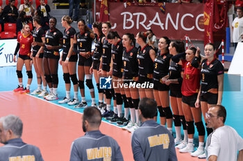 2024-09-18 - Roma Volley Club during the Volleyball WEVZA CUP Women between Roma Volley Club and Terville Florange OC on 18 sept 2024 at the Palazzetto dello Sport in Rome. - VOLLEYBALL WEVZA CUP WOMEN - INTERNATIONALS - VOLLEYBALL