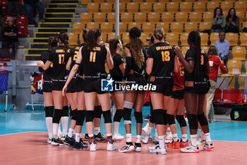 2024-09-18 - Roma Volley Club during the Volleyball WEVZA CUP Women between Roma Volley Club and Terville Florange OC on 18 sept 2024 at the Palazzetto dello Sport in Rome. - VOLLEYBALL WEVZA CUP WOMEN - INTERNATIONALS - VOLLEYBALL