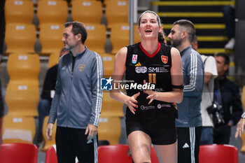 2024-09-18 - Marie Scholzel of Roma Volley Club during the Volleyball WEVZA CUP Women between Roma Volley Club and Terville Florange OC on 18 sept 2024 at the Palazzetto dello Sport in Rome. - VOLLEYBALL WEVZA CUP WOMEN - INTERNATIONALS - VOLLEYBALL