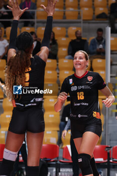 2024-09-18 - Gabriela Orvosova of Roma Volley Club during the Volleyball WEVZA CUP Women between Roma Volley Club and Terville Florange OC on 18 sept 2024 at the Palazzetto dello Sport in Rome. - VOLLEYBALL WEVZA CUP WOMEN - INTERNATIONALS - VOLLEYBALL