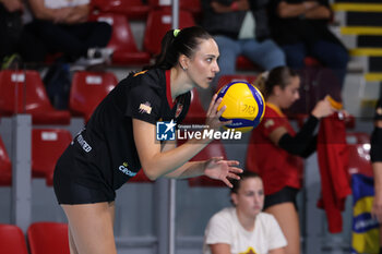 2024-09-18 - Michela Ciarrocchi of Roma Volley Club during the Volleyball WEVZA CUP Women between Roma Volley Club and Terville Florange OC on 18 sept 2024 at the Palazzetto dello Sport in Rome. - VOLLEYBALL WEVZA CUP WOMEN - INTERNATIONALS - VOLLEYBALL