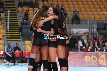 2024-09-18 - Roma Volley Club during the Volleyball WEVZA CUP Women between Roma Volley Club and Terville Florange OC on 18 sept 2024 at the Palazzetto dello Sport in Rome. - VOLLEYBALL WEVZA CUP WOMEN - INTERNATIONALS - VOLLEYBALL