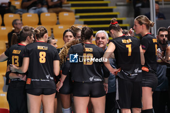 2024-09-18 - Roma Volley Club during the Volleyball WEVZA CUP Women between Roma Volley Club and Terville Florange OC on 18 sept 2024 at the Palazzetto dello Sport in Rome. - VOLLEYBALL WEVZA CUP WOMEN - INTERNATIONALS - VOLLEYBALL