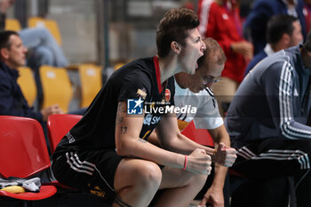 2024-09-18 - Giulia Melli of Roma Volley Club during the Volleyball WEVZA CUP Women between Roma Volley Club and Terville Florange OC on 18 sept 2024 at the Palazzetto dello Sport in Rome. - VOLLEYBALL WEVZA CUP WOMEN - INTERNATIONALS - VOLLEYBALL