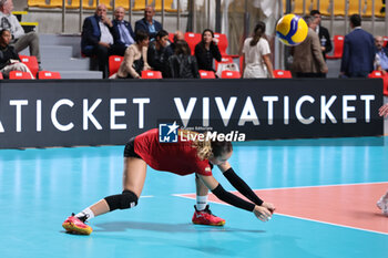 2024-09-18 - Luna Cicola of Roma Volley Club during the Volleyball WEVZA CUP Women between Roma Volley Club and Terville Florange OC on 18 sept 2024 at the Palazzetto dello Sport in Rome. - VOLLEYBALL WEVZA CUP WOMEN - INTERNATIONALS - VOLLEYBALL